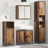 Maison Exclusive - Ensemble de meubles de salle de bain, 3 pièces, bois de récupération, 65 x 33 x 60 cm
