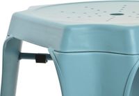DKD Home Decor Kruk Blauw Metaal