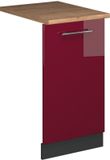 Vicco Fame-Line Vaatwasserfrontpaneel – 45 cm, WB Eik Bordeauxrode hoogglans
