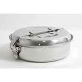 A la cuina - Lunchbox met bord van roestvrij staal