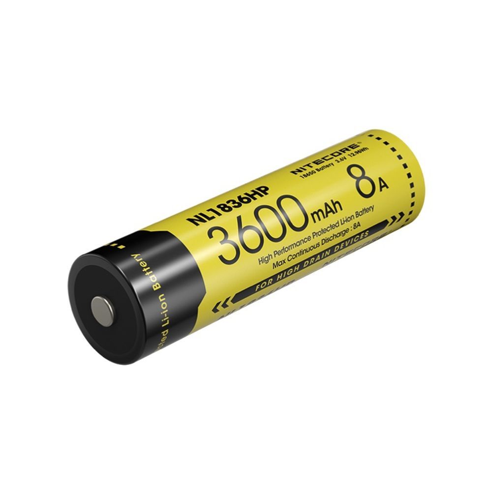 Nitecore NL1836HP - Li-ion oplaadbare batterij - 3,6V - 3600 mAh