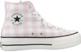 Converse Chuck Taylor All Star Platform Gingham Roze