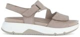 Gabor 43 leinen Sandalen Dames Taupe / Savanne Nubuck 38 2/3