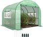 Outsunny Tunnelkas 300x300x200cm PE Groen