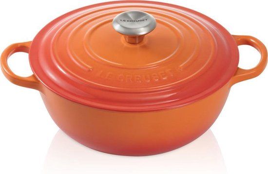 Le Creuset Braadpan Signature - Marmite - Oranjerood - ø 26 cm / 4.1 liter