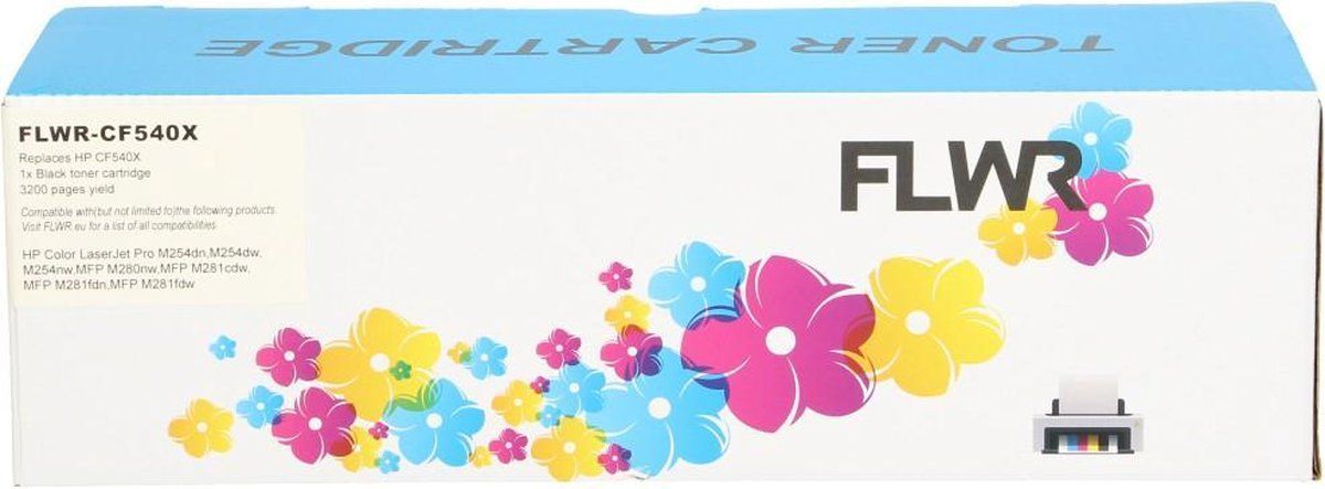 FLWR - Toner 203X Zwart - Geschikt voor HP