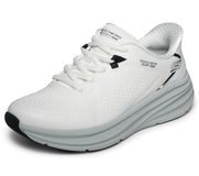 Skechers BOBS Skillz Too Essential Baskets pour femme, blanc, 36 EU