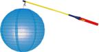 Bâton de lanterne 50 cm - avec lanterne - bleu - D25 cm - Saint-Martin
