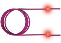 Sacon LSD42200100 InfiniBand Glasvezelkabel 10 m LC Violet