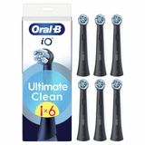 Oral-B Opzetborstels iO Ultimate Clean Zwart - 3 x 6 stuks - Voordeelverpakking