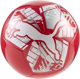 PUMA Puma Big Cat Ball Unisex Voetbal - PUMA Red-PUMA White-PUMA Silver