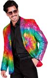 Widmann Pailletten Colbert Hippie Colour Circle Heren XXL