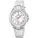 Festina Mademoiselle F20701/5 - Dameshorloge - Zilverkleurig - Wit Leder