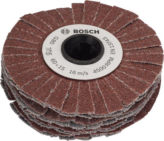Bosch Schuurtrommel (flexibel) 15 mm 80 voor PRR 250 ES