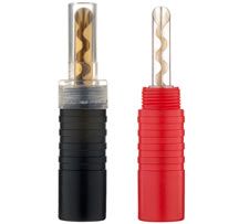 Inakustik 0081691 - 4mm Banana - Rood, Zwart