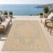 Teppich-Traum Rond tapijt sierpatroon bruin-groen 120 cm