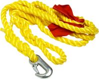 All Ride Sleepkabel - tot 2000 kg - 3,6 M - Met haken - Geel