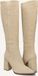 Notre-V 46994 Laarzen - Suède - Dames - Beige - Maat 38
