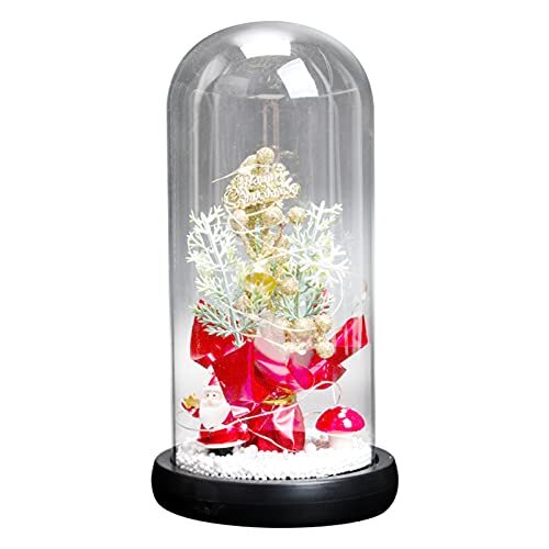 Roadoor Nachtlampje Opvallende Mooie Glas Levendige Kerstboom LED Desktop Decoratieve Lamp voor Dorm Warm Licht 1