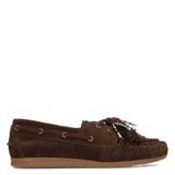 Poelman Iris suède bootschoenen donkerbruin