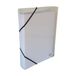Bronyl elastobox transparant wit met zwarte elastiek 40 mm