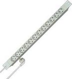 Kopp 931204016 Stekkerdoos 19 inch 12-voudig Wit Randaarde stekker 1 stuk(s)