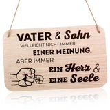 NeutypeChic Papa cadeau, beste papa cadeau van dochter zoon, uniek verjaardagscadeau voor papa, houten bord vader, grappige grappige cadeau-ideeën tuin doe-het-zelver