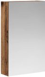 vidaXL Badkamerspiegelkast Oudhout 30 x 10,5 x 50 cm Bewerkt hout