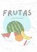 Frutas: Livro de colorir