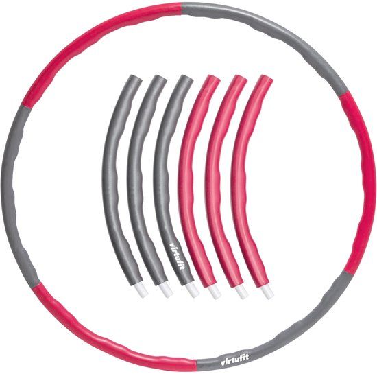 VirtuFit Fitness Hoelahoep - 100 cm - 1.2 kg - Rood