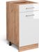 Vicco R-Line Keukenonderkast – 40 cm WB Marmer Zwart hoogglans