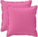 vidaXL Kussen met kussen HOUTEN 2 st Roze Polyester