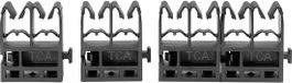 HellermannTyton QGDHC5.2-8.0M-PA66W-BK Bevestigingssokkel Kabelbinder 151-04088 Bundel-Ø (bereik) 5.20 tot 8 mm UV-stabiel, Weerbestendig Zwart 50 stuk(s)