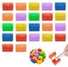 Set de 22 boîtes à dents de lait au design coloré