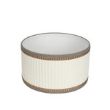 PRENDELUZ Lampenkap voor op tafel of om op te hangen, E27, beige, 30 x 30 x 19 cm