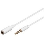 Goobay Câble audio 1,5 m 3,5 mm Blanc