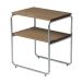 Grythyttan Stålmöbler Grythyttan table d'appoint Chêne cadre zingué huilé