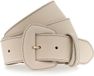 Tamaris Leren Riem Belt W110 Nude Beige