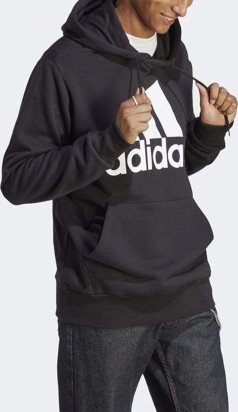 adidas Sportswear Essentials French Terry Big Logo Hoodie - Men - Black - M