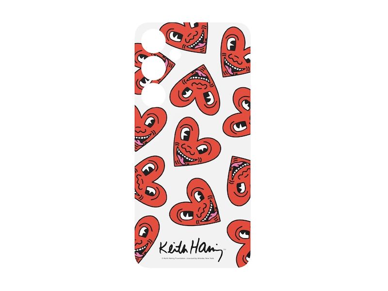 Samsung Keith Haring Heart Plate - Galaxy S24+ - Red - Backplate