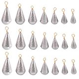 NA 18 stks Vissen Zinkers Ijzer Gewicht Vis Casting Tool Set Scheur Drop Stijl Sinkers Visserij Visgerei Accessoire