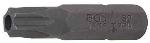 Bgs 4736 | Bit | 6,3 mm (1/4") buitenzeskant | T-profiel (voor Torx) met boring T35