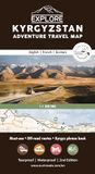 Kyrgyzstan Ountr Kyrgyzstan Adventure Travel Map 1:1,300,000 Scale 80 Must-See Highlights & Kyrgyz Phrasebook