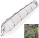 Merkloos / Sans marque Relaxdays Kweektunnel Tuin, 3 Meter, Tegen Ongedierte en Insecten, Plantentunnel met Bogen, PE en Metaal, Zwart