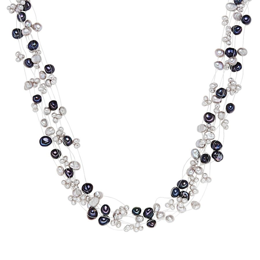Valero Pearls Parel ketting - Bruin - Dames