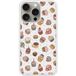 Cupcake vintage Bedrukt siliconen hoesje compatibel met iPhone 15 Pro