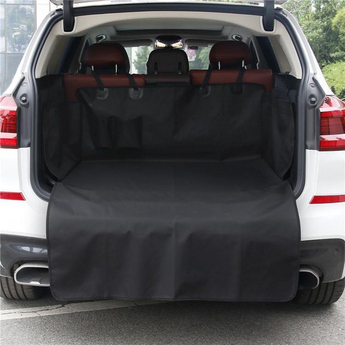 Petf. Kofferbakbescherming - Honden - Waterdicht - Antislip - Beschermhoes - 105x187cm - Zwart
