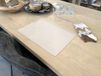 Secret de Gourmet tafel placemat - PU-leer/leer look - beige - 45 x 30 cm