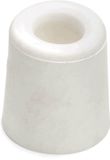Merkloos Dulimex B.V. Stoot rubber Deurstopper - wit - rubber - 3 x 3 cm - deurbuffer blokje