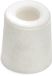 Merkloos Dulimex B.V. Stoot rubber Deurstopper - wit - rubber - 3 x 3 cm - deurbuffer blokje